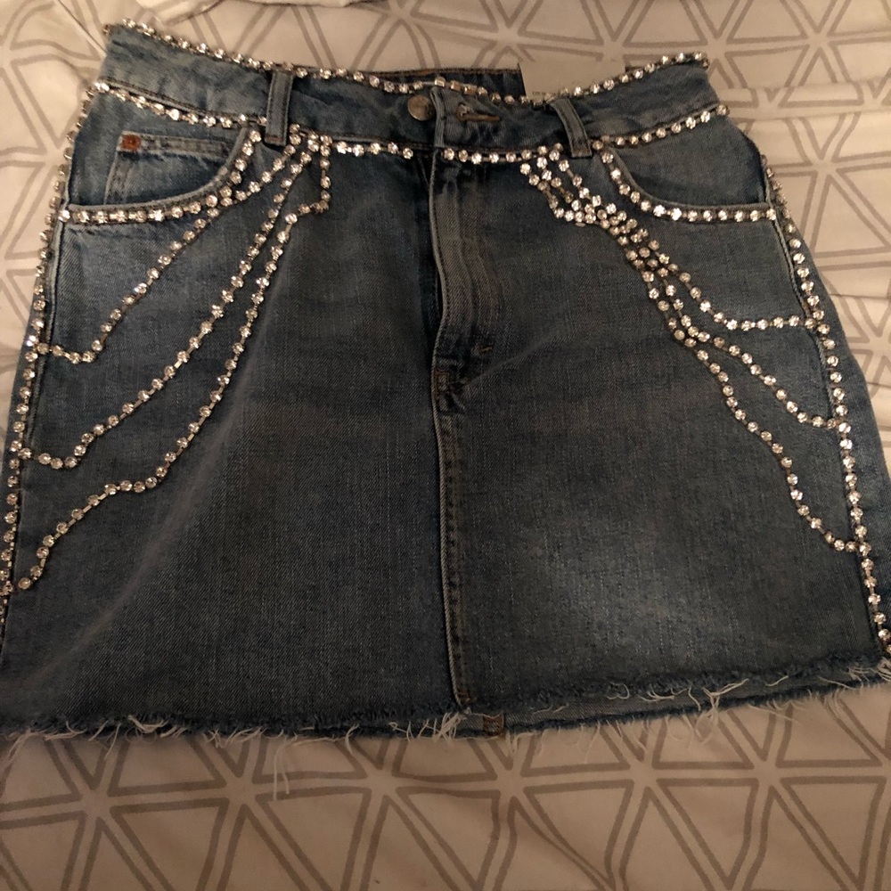 Denim skirt